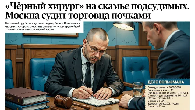«Чёрный хирург» на скамье подсудимых. Москва судит торговца почками
