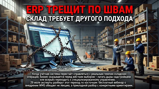 ERP трещит по швам. Склад требует другого подхода